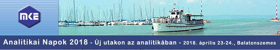 Analitikai Napok 2018 - 2018. �prilis 23-24., Balatonszemes